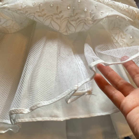 Vintage White Lace Baby Christening Dress - Picture 7 of 7